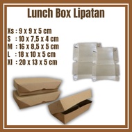Lunchbox with Economical Folding Sheets, Full Lamination