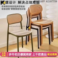 A&1831塑膠扶手椅 仿藤編椅子 靠背椅 中古椅椅 獨特設計 餐椅 全新包送貨New #free delivery #Chairs #Dining Chairs#armchair
