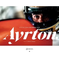 Ayrton Senna车神塞纳F1方程式赛车艾尔顿塞纳2025日历复古F1海报AYRTON SENNA CALENDAR 2025 AYRTON Ayrton Senna Institute F1巴