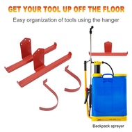 Karlak Backpack Leaf Blower Hanger Heavy Duty Wall Mount Tool Organizer for Garage (2pcs)