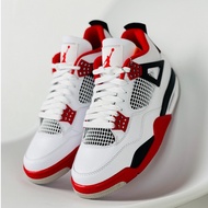 Running Shoes Unisex Air Jordan 4 AJ4 Retro "Bred" Basketball Sneakers HIT7 21ZG 6KSM OMFG 9L9B 0M7G