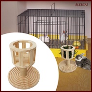 [Blesiya2] Bunny Hay Manger, Wooden Hay Feeder, Grass Holder Hay Racks Hay Dispenser for Guinea Pig 