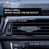 KISSCASE New Mini Car Phone Holder for iP 13 Pro Max 12 Pro Max 11 Pro Max Matte Air Outlet Car Mounts for Samsung Huawei Xiaomi OPPO Vivo Creative Aircon Vent Gravity Car Phone Bracket for Car Navigation