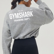 In Stock Gymshark Womens Spring Sweater Half Zipper Jacket Running Loose Long Sleeve Soft Skin-Frien