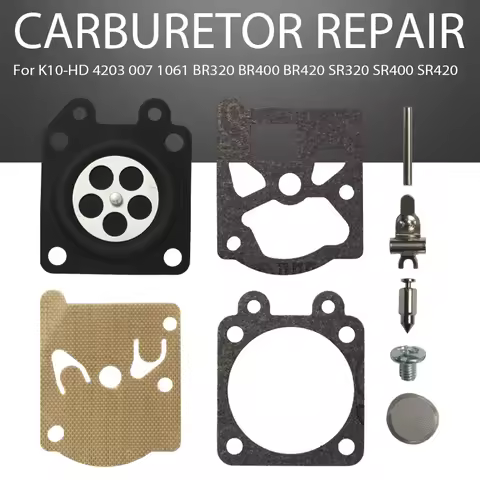 K10-HD Carburetor Repair Rebuild Kit 4203 007 1061 Fits BR320 BR400 BR420 SR320 SR400 SR420 Blower S