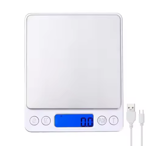 LCD Digital Jewelry Scale 3kg 0.1g/500g 0.01g Smart Precision Electronic Pocket Portable Kitchen Foo