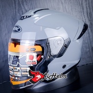 INK HELMET TERRA 2 SOLID | GORILLA GREY | TERRA2 DOUBLE VISOR