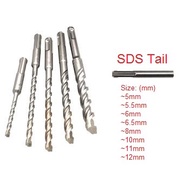 SDS Plus Drill Bit (5mm - 12mm) / Concrete / Masonry Drill Bit / Rotary Hammer Drill Bit