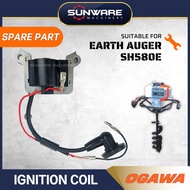 OGAWA SH580E Earth Auger - Coil Api Ignition Coil (Original Spare Part)