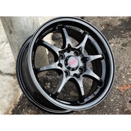 New Car Sport Rim RAYS CE28 Wheels 14x5.5J 8x100/110 ET38 Gloss Black - READY STOCK