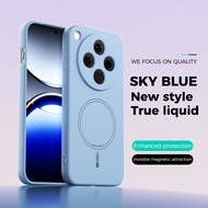 Oppo Find X9/Find X9 Pro/Find X9 Ultra/Find X8/Find X8 Pro CaseMagnetic Liquid Silicone Anti‑Fingerp