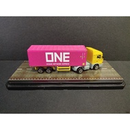 💥REPLIKA LORI TRAILER KONTENA NINJAVAN / ONE / TIONG NAM💥 CUSTOM CONTAINER TRAILER MODEL SCALE 1:64❤