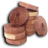 10PCS Cedar Wood Blocks Balls Natural Moth Repellent for Wardrobe Clothes Protection Fresh Scent Ins