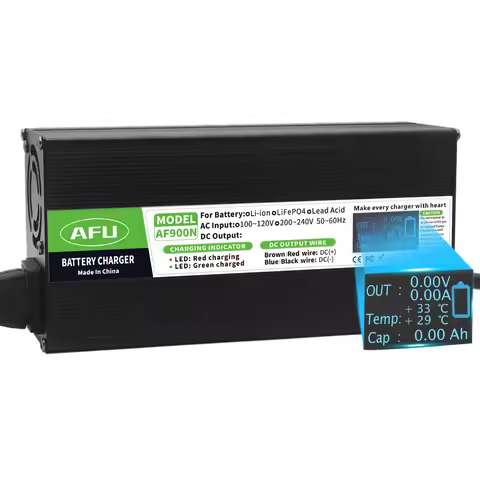 72V 10A Lead Acid Charger With Display Usd For 82.8V Lead Acid AGM GEL VRLA OPZV Battery Charger Wit