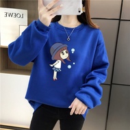 [AMYGO] 2023 Sweatshirt Ladies Outerwear Hoodie Blaus Wanita Lengan Panjang Baju Perempuan