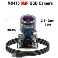 2.8-12mm Lens With Usb 2.0 Camera Module 60fps In 1920*1080 Or 30fps 3840 * 2160 Mjpeg Yuv2 Pcba Usb