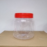 Balang kuih plastic 4017/ Red lips pet container