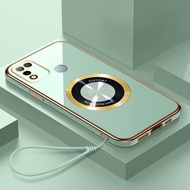 Fashion Soft Silicone Plating Cases for Infinix Hot 10 11 Play X682 X688C X688B with Distorting Mirr