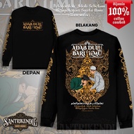 KAOS SANTRI KUALITAS DISTRO 100% CATTON PREMIUM / KAOS ADAB DULU BARU ILMU LENGAN PANJANG DAN PENDEK