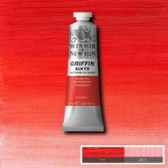 W&N GRIFFIN ALKYD FAST DRYING OIL COLOUR 37ML - (S1) WINSOR RED 726