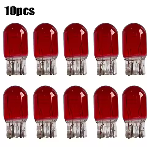 10PCS T20 7440 12V 21W Halogen Bulbs T20 7443 W21/5W Super Bright Backup Reversing Light for Car Sig
