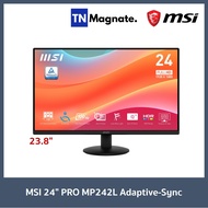 [จอมอนิเตอร์] MSI PRO MP242L MONITOR 23.8" / FHD/ IPS/ Flat/ 100Hz/ 1ms/ Black/ Adaptive-Sync