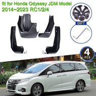 4x สำหรับ Honda Odyssey RC1 RC2 RC4รุ่น2014 ~ 2023 JDM บังโคลนแผ่นกันกระเซ็นล้อหลังหน้าที่บังโคลน Ac