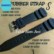 STRAP CASIOAE1000 AE-1000 RUBBER STRAP WATCH CASIO AE1000 WATCHTALI