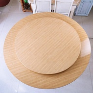 Round table household dining table folding round table round table panel solid wood round hotel big round table round table with turntable