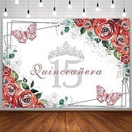 SENDY 7x5ft Quinceañera Backdrop Mis Quince 15 Anos Birthday Party Decoration Supplies for Girl Prin