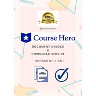 COURSE HERO DOCUMENT UNLOCK AND DOWNLOAD SERVICE