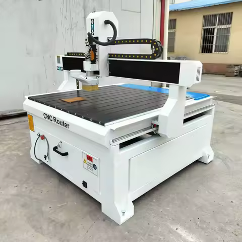 ROBOTEC High Precision 1212 1313 2.2kw CNC Wood Router With Vacuum Working Table 3/4 Axis Home Busin
