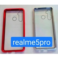 Case Magnetic Realme 5 Pro Premium Case 2in1 Case Magnetik Realme 5Pro