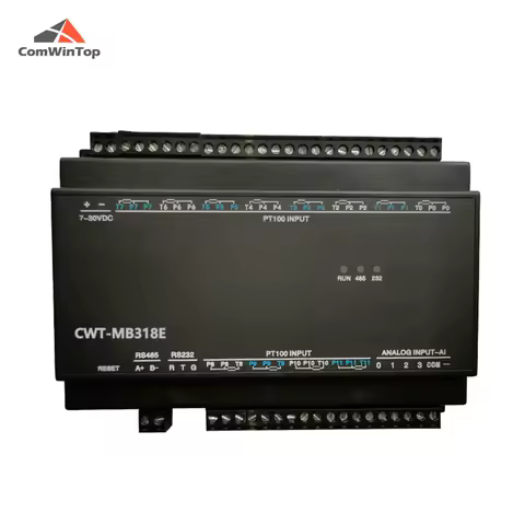 CWT-MB318E 12PT+4AI RS485 RS232 Ethernet Modbus Rtu Tcp Io Acquisition Module
