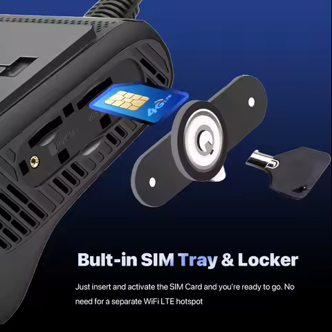 Jimimax JC400P 4G Dual DashCam Live Car Cam Wifi Hotspot Stream Video Cut-Off Fuel Recorder Front & 