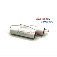 1 Piece C 8KV 0.01UF 8000VDC EACO CAPACITOR DC 8KV Mouse Tail DC8000V 0.01MF