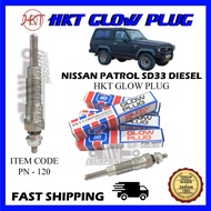 HKT GLOW PLUG NISSAN PATROL SD33 DIESEL (23v) (1 PCS) (PN-120)