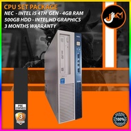 COMPUTER  SYSTEM UNIT I5 3RD & 2ND GEN  I3 3RD & 2ND GEN PROCESSOR ASSORTED CPU WITH POWERCABLE