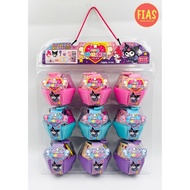 9 pcs Kuromi Crown Fashion Sticker 777-331 Paninda