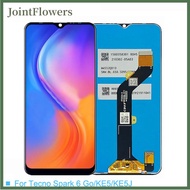 JointFlowers หน้าจอแสดงผล LCD สำหรับ tecno Spark Go 2023 2024 Spark 6 Go 10 20 Pro 8C 10C Pop5 LTE P