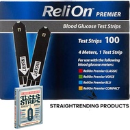 Reli On Premier Blood Glucose Test Strips | Diabetes Care Test Strips | Tiras de Glucometro | ReliOn
