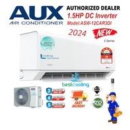 AUX (ASW-12CAR3DI) 1.5HP wall type air cond R32 Gas DC-Inverter (New 2024)