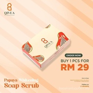 1pcs Qivea Papaya Whitening Soap Scrub