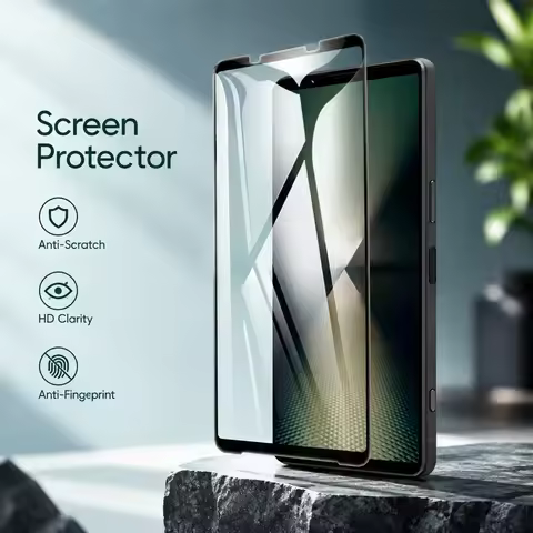 2PCS Screen Protector For Sony Xperia 10 VI 1 V 1 VI 1 VII 10 Tempered Glass For Sony Xperia 10 II 1