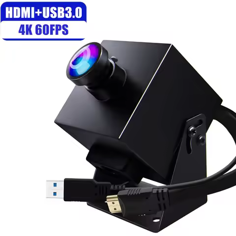 ELP 4K 60FPS USB 3.0 Camera With HDMI 120 degree Low distortion Lens 2X Digital Zoom H.264 USB Secur