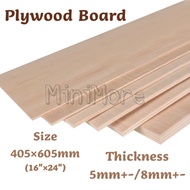 (MiniMore) Plywood Board (16"×24")-*5mm+-/8mm+-*