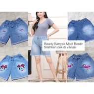JUMBO & STANDARD HOT PANTS Wanita. HOT PANTS JEANS SNOWY
