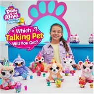 ZURU PETS ALIVE PET SHOP SURPRISE SERIES 2 INTERACTIVE SPEAK & REPEAT TOY PETS