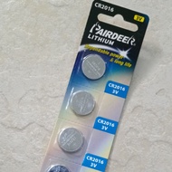 CR2016 3V Battery (1pcs) Pairdeer Lithium