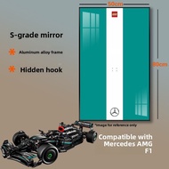 Modern Minimalist Wall Mounted Picture Frame Display for Lego Blocks Ferrari F1 Red Bull C44 Sauber